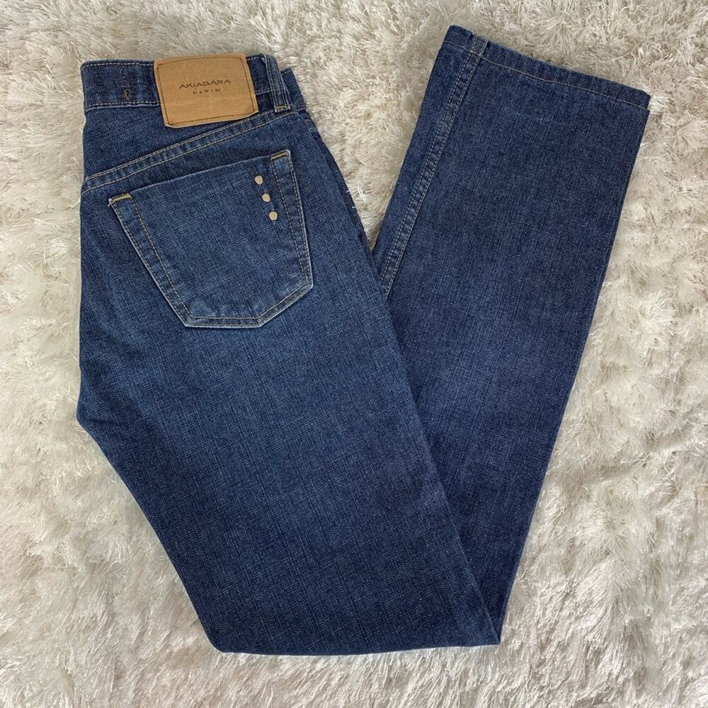 Akiabara Jeans Lola 100% Cool Relaxed Fit Sz 30